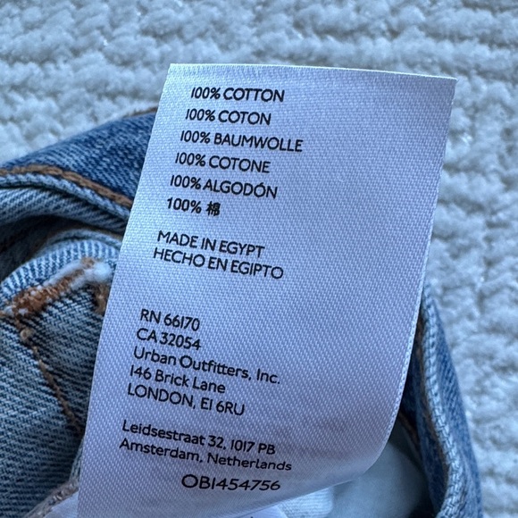 NWT We The Free Ripped Blue Jean Shorts Size 24 - Picture 9 of 9